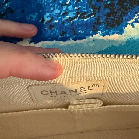 SOLD Chanel Vintage Surfline Flap Bag - Picture 9 of 15